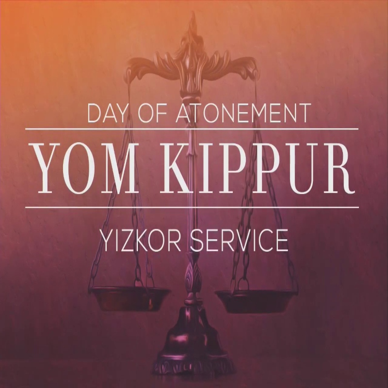 Yom Kippur & Yizkor Service in Person & Streaming
