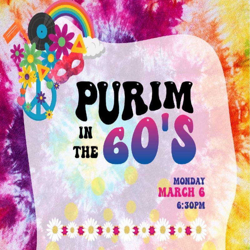 Purim Party 60's Style
