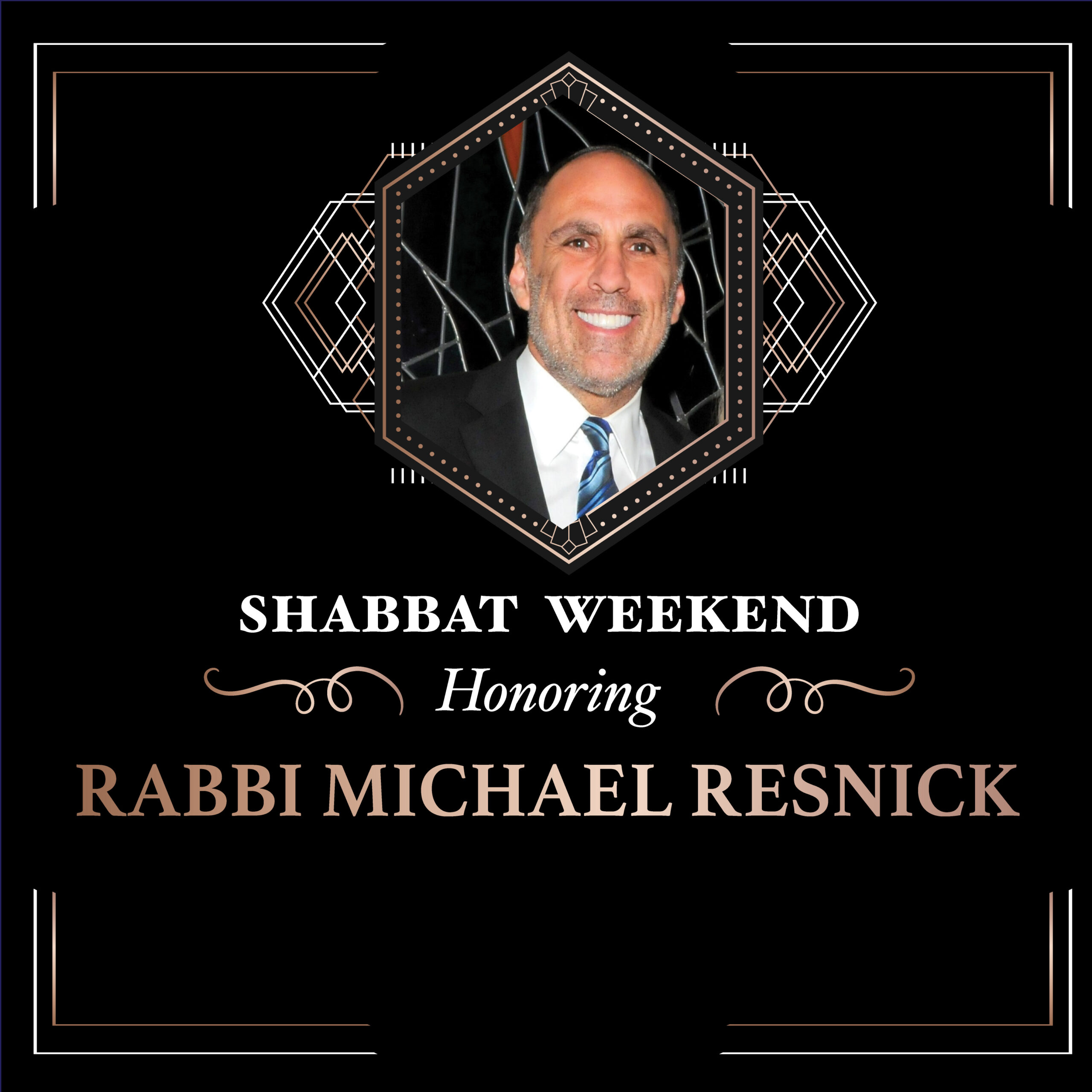 Kabbalat Shabbat Services honoring Rabbi Resnick