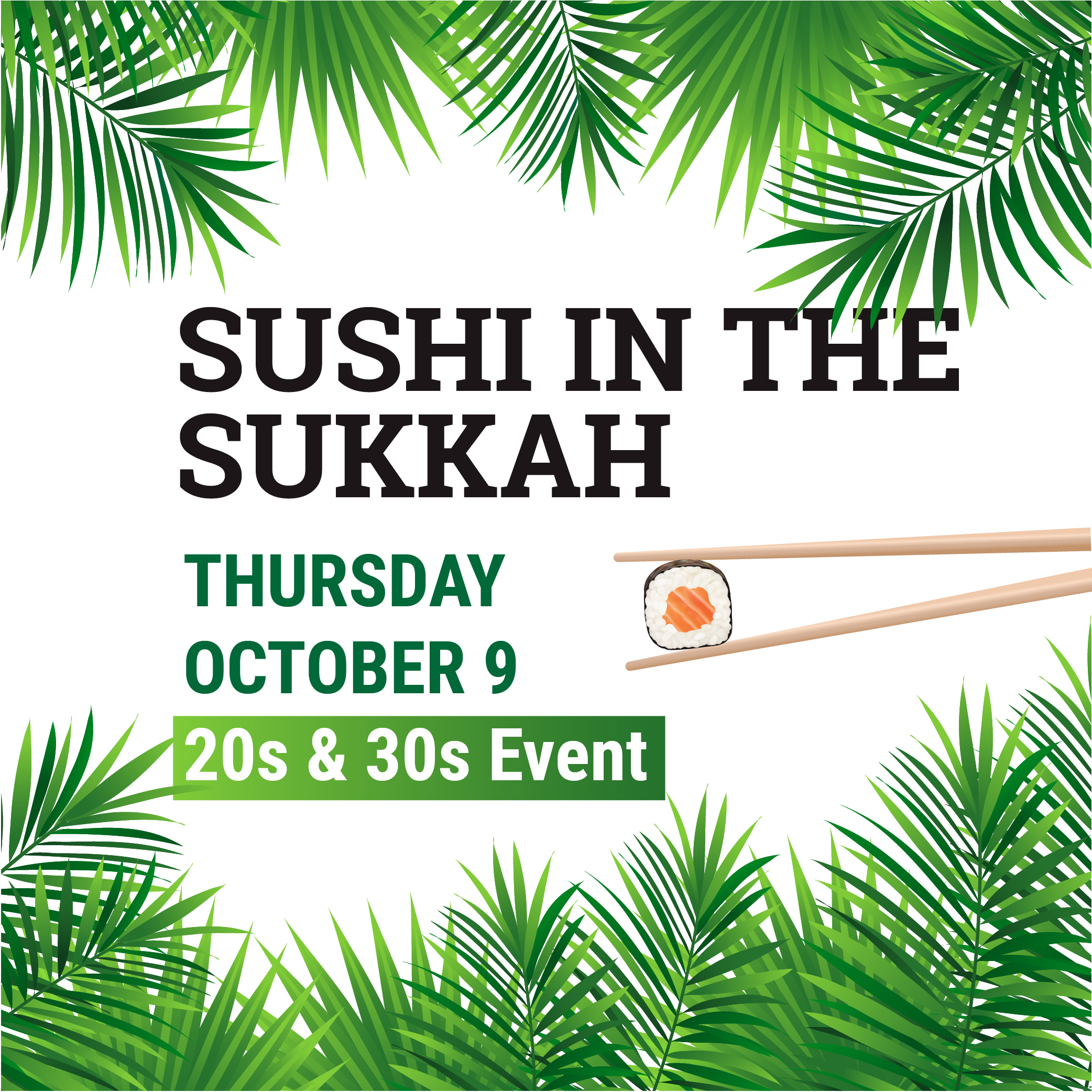 Sushi in the Sukkah