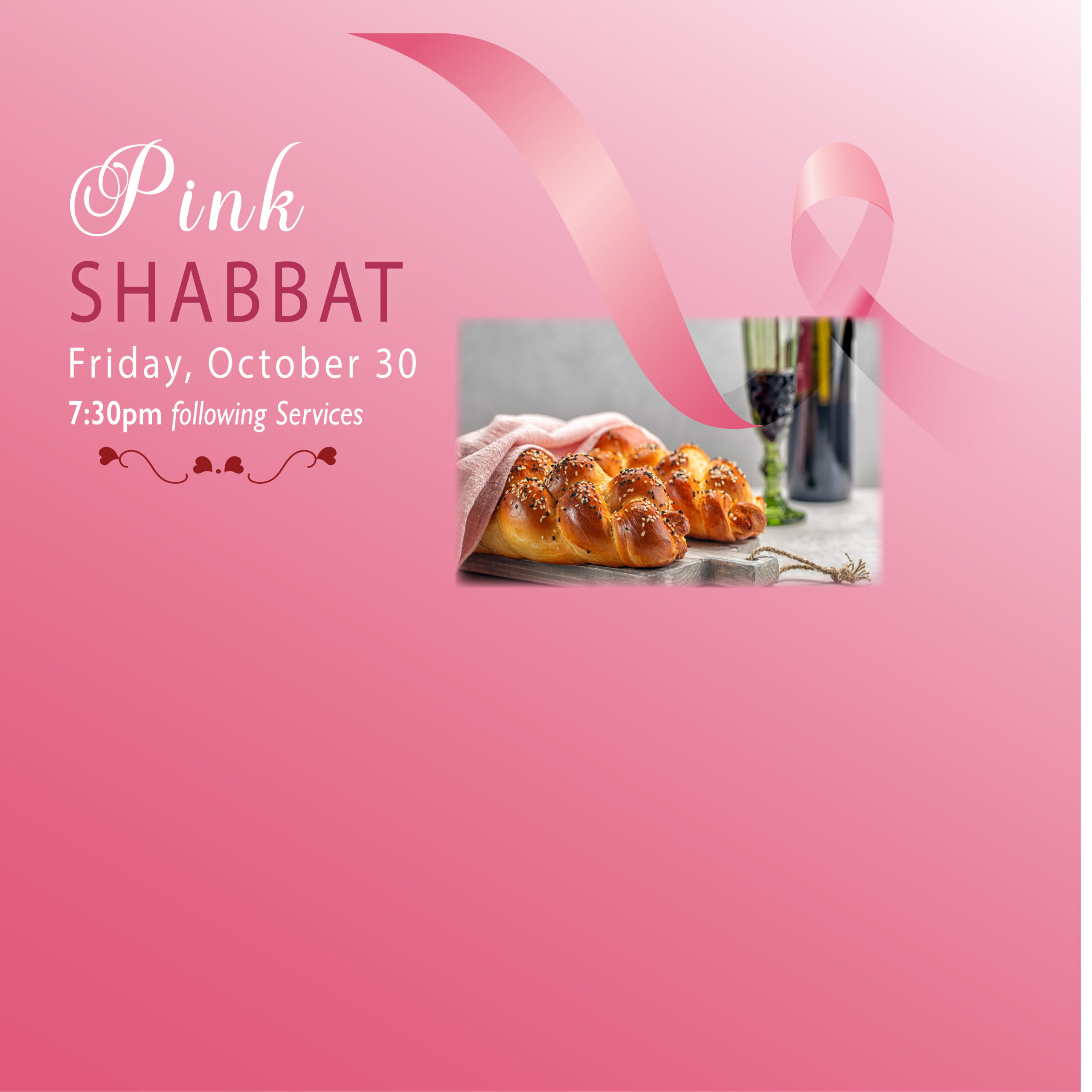 Pink Shabbat Dinner